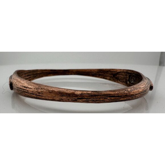 Women's Rhinestone Copper Bangle Bracelet - Picture 9 of 16